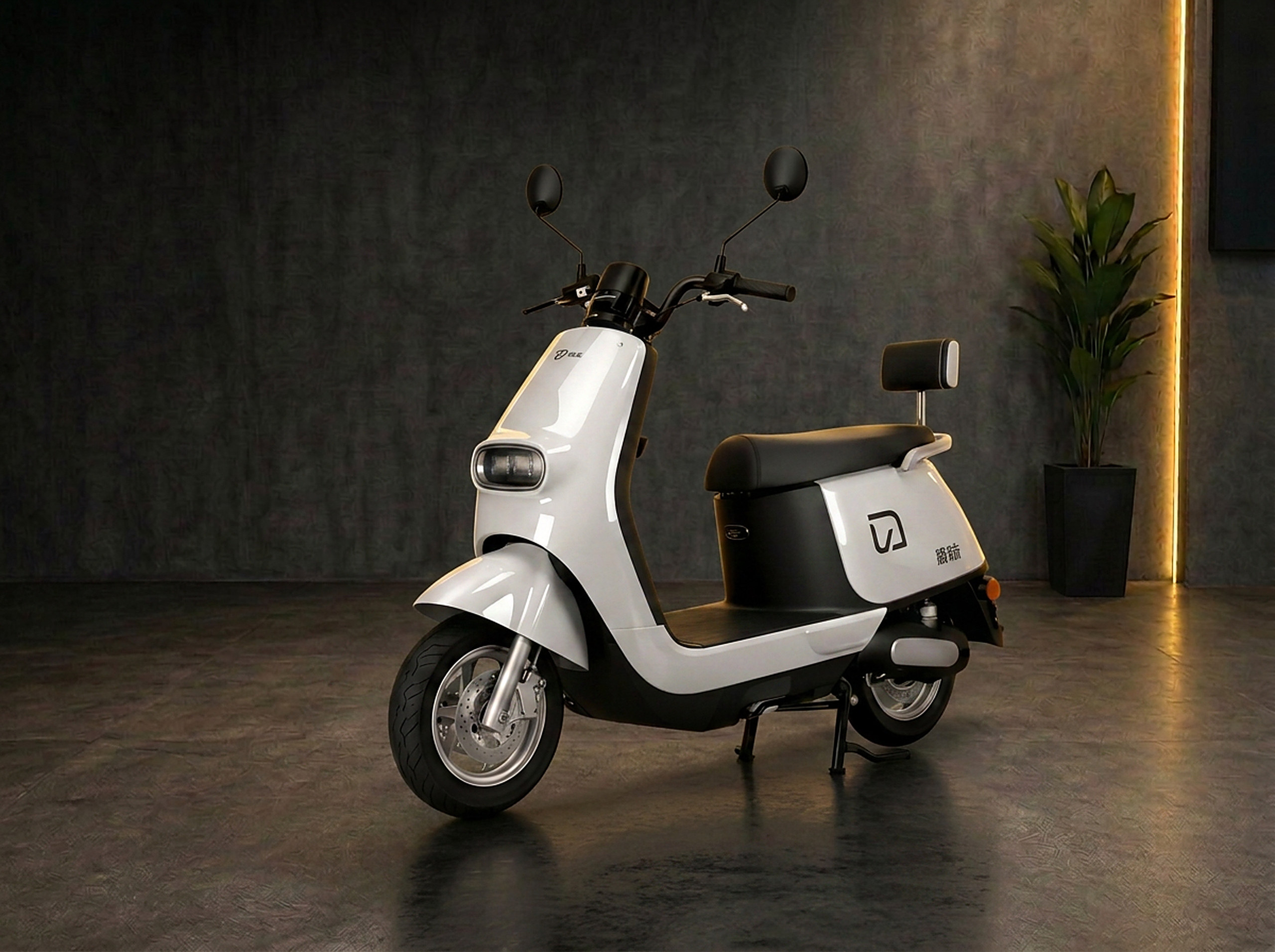 Scooter elétrica LUVVE AVA na cor Branca