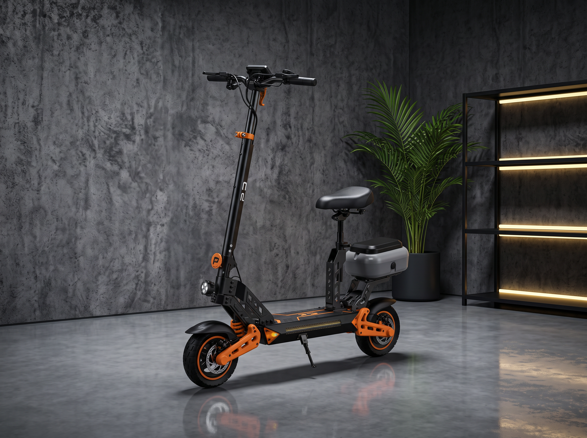 Modelo elétrico LUVVE D2 — A cidade inteira no seu alcance.