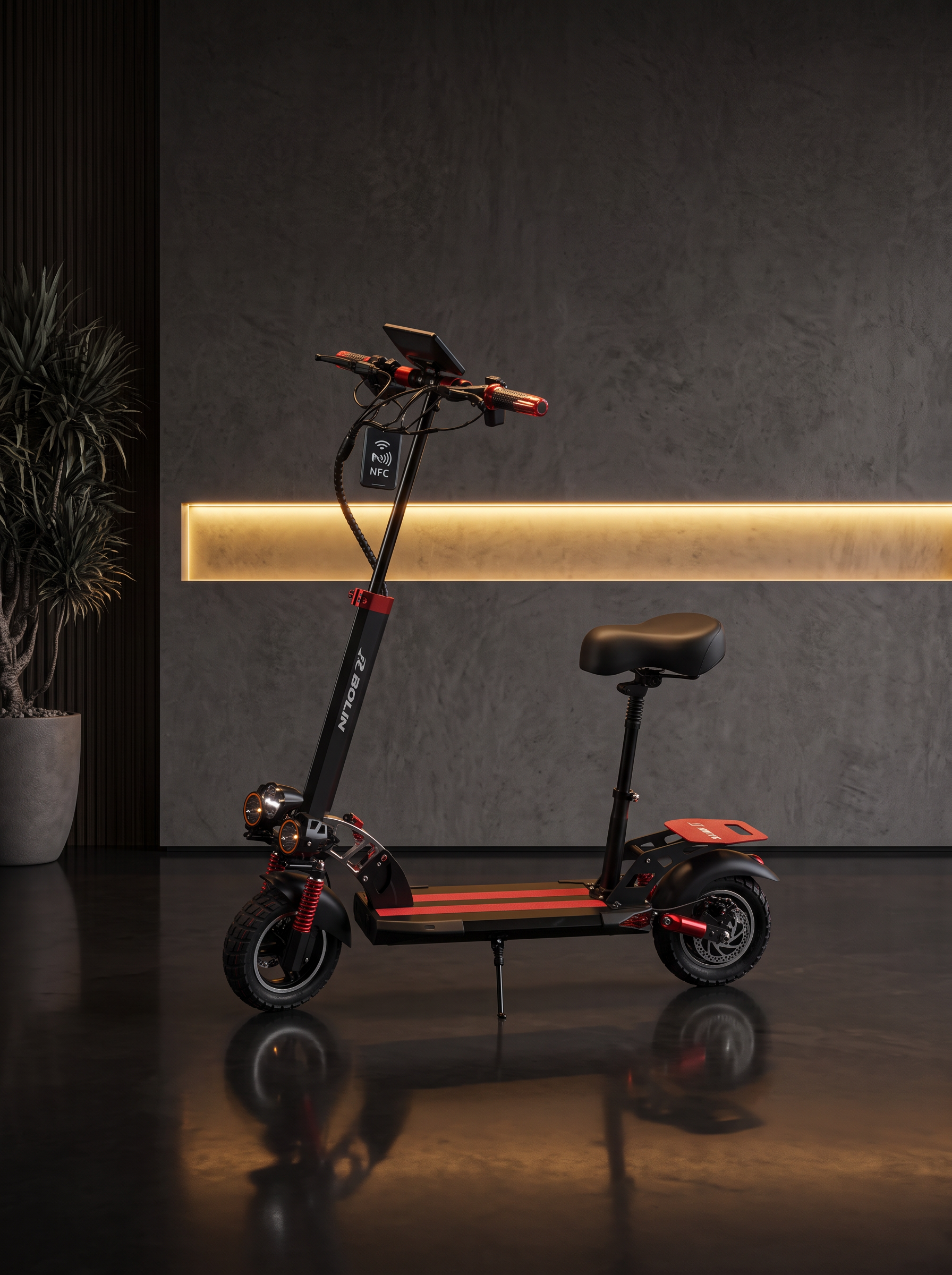 Modelo elétrico LUVVE M4 — Mais potência. Mais liberdade.