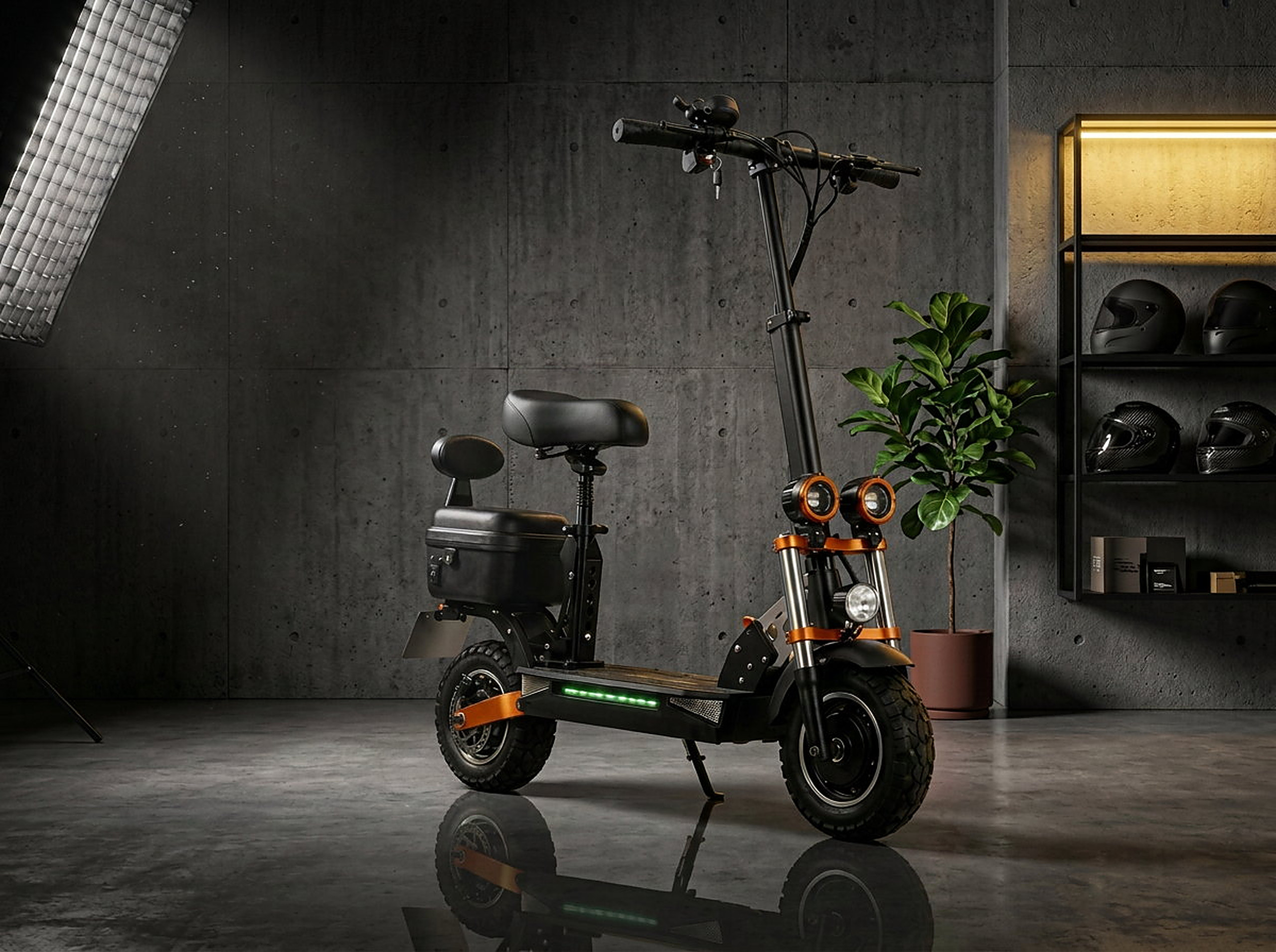 Modelo elétrico LUVVE M7 — Mais potência. Mais liberdade.