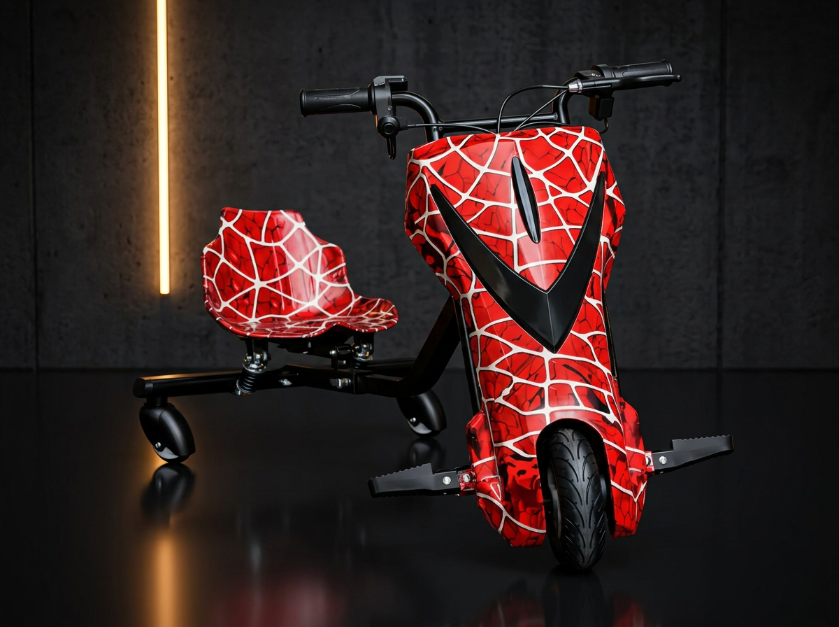 Triciclo drift infantil LUVVE Triciclo Drift Infantil — Teia Vermelha